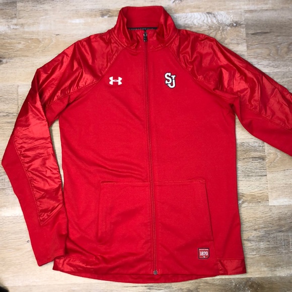 NWOT St. John’s Lacrosse Under Armour Cold Gear Jacket - Picture 3 of 11